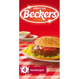 Jumbo Beckers hamburgers 4 x 70g aanbieding