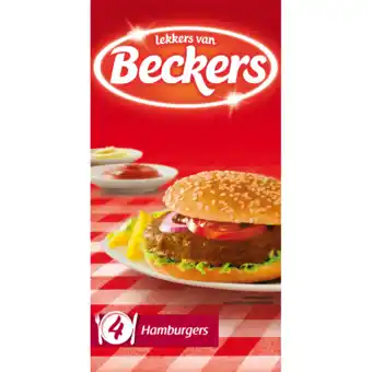 Jumbo Beckers hamburgers 4 x 70g aanbieding