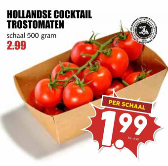 MCD Supermarkt HOLLANDSE COCKTAIL TROSTOMATEN schaal 500 gram aanbieding