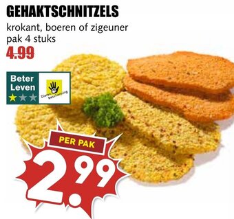 De Boerenschuur GEHAKTSCHNITZELS aanbieding