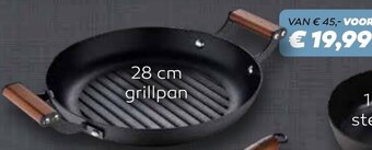 De Boerenschuur 28 cm grillpan aanbieding