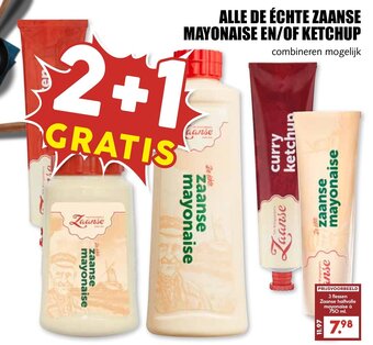De Boerenschuur ALLE DE ÉCHTE ZAANSE MAYONAISE EN/OF KETCHUP aanbieding