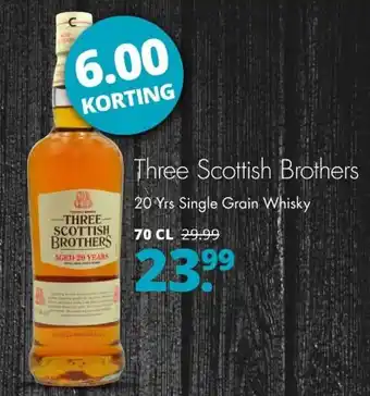 Mitra Three Scottish Brothers aanbieding