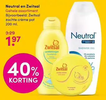 DA Neutral en Zwitsal aanbieding