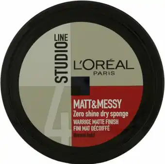 Bol.com L'oréal paris studio line matt & messy zero shine dry sponge - 150 ml aanbieding