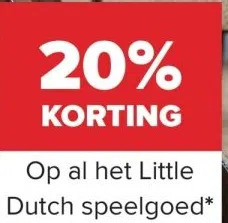 Baby-Dump het Little Dutch speelgoed aanbieding