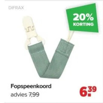 Baby-Dump Fopspeenkoord aanbieding