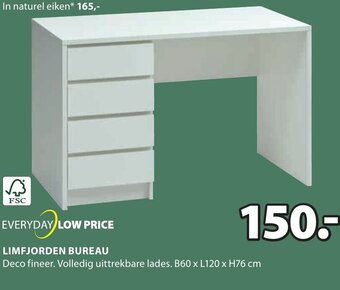 Jysk LIMFJORDEN BUREAU aanbieding