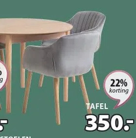 Jysk Marstrand tafel aanbieding