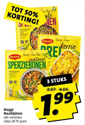 Boni Maggi Maaltijdmix 3*28-70g aanbieding