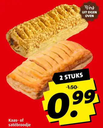 Boni Kaas- of satebroodje 2st aanbieding