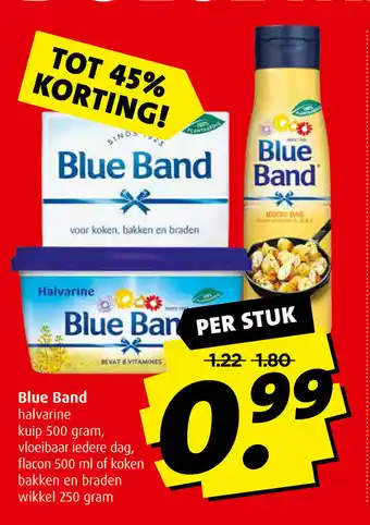 Boni Blue Band 250g/500g/500ml aanbieding