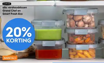 Blokker Curver Vershouddozen Grand Chef en Smart Fresh Eco - 20% korting aanbieding