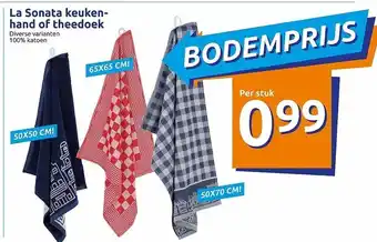 Action La Sonata keukenhand of theedoek aanbieding