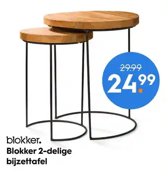 Blokker Blokker Bijzettafel 2-delig aanbieding