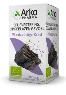 De Online Drogist Arkocaps plantaardige kool capsules 40cp aanbieding