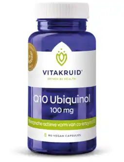 De Online Drogist Vitakruid q10 ubiquinol 100mg capsules 90vcp aanbieding