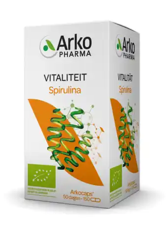 De Online Drogist Arkocaps spirulina capsules 150st aanbieding