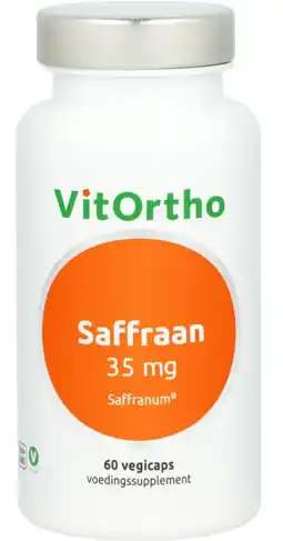 De Online Drogist Vitortho saffraan 35mg capsules 60cp aanbieding