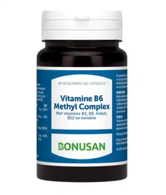 De Online Drogist Bonusan vitamine b6 methyl complex capsules 60cp aanbieding