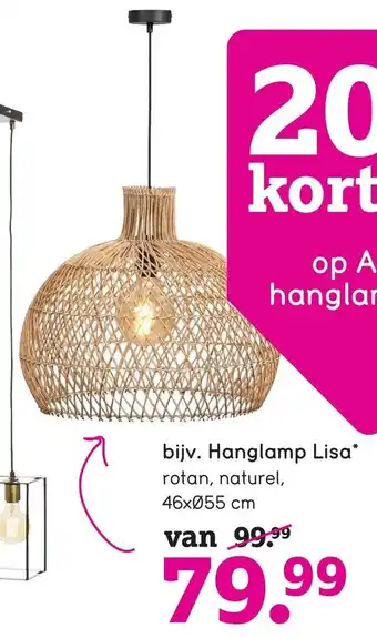 Leen Bakker Hanglamp Lisa aanbieding