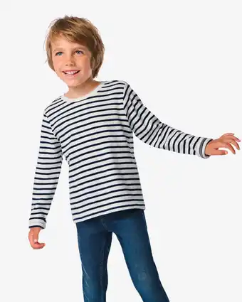 HEMA Hema kinder trui structuur donkerblauw (donkerblauw) aanbieding