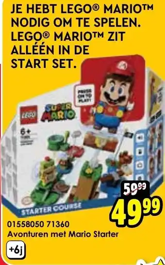 ToyChamp LEGO SUPER MARIO 71360 Avonturen met Mario Starter aanbieding