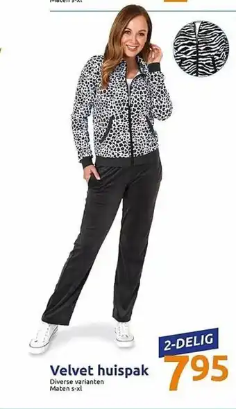 Action Huispak Velvet aanbieding
