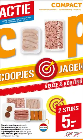 Coop Rundersaucijzen aanbieding