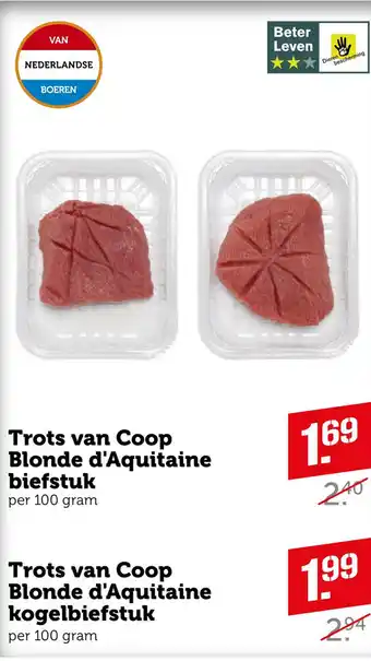 Coop Trots van Coop aanbieding