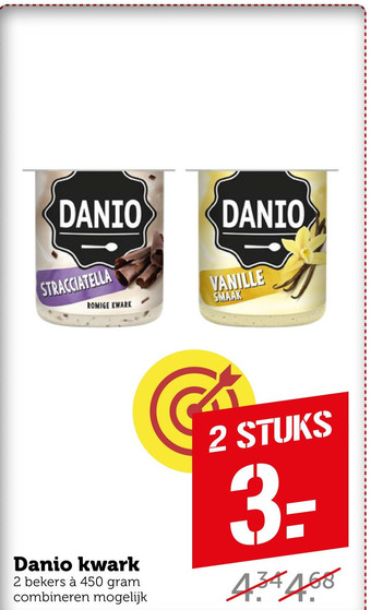 Coop Danio kwark aanbieding