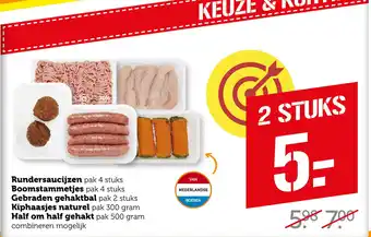 Coop Diverse vleeswaren aanbieding