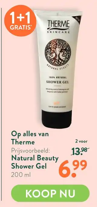 Holland & Barrett Op alles van Therme aanbieding