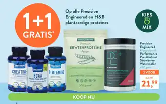 Holland & Barrett Op alle Precision Engineered en H&B plantaardige proteines aanbieding