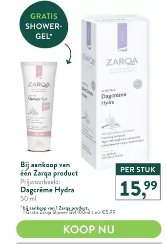 Holland & Barrett Bij aankoop van één Zarqa product aanbieding