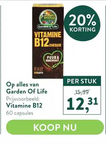 Holland & Barrett Alles van Garden Of Life aanbieding