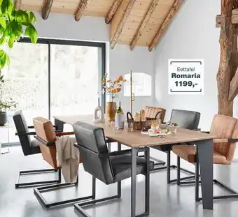 IN.HOUSE Eettafel Romaria aanbieding