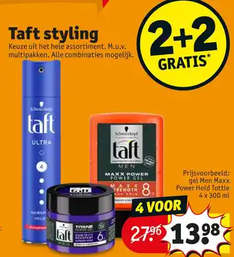 Kruidvat Taft styling aanbieding