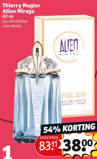 Kruidvat Thierry Mugler Alien Mirage aanbieding