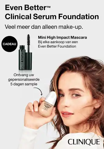 Mooi parfumerie Even Better™ 'TM Clinical Serum Foundation aanbieding