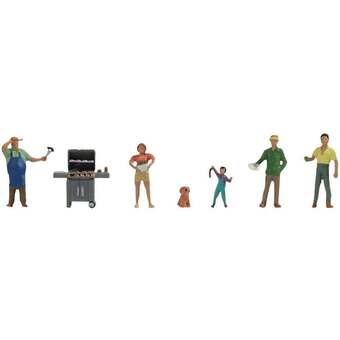 Conrad Noch 0036593 n aan het barbecueën figuren geverfd aanbieding