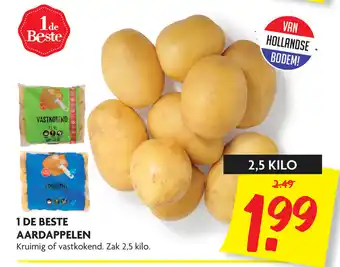 Dekamarkt 1 de Beste Aardappelen 2.5kg aanbieding