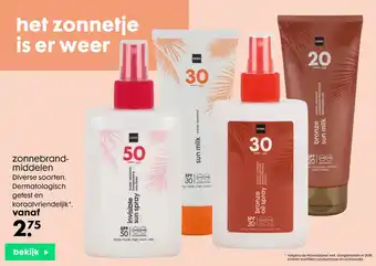 HEMA zonnebrandmiddelen aanbieding