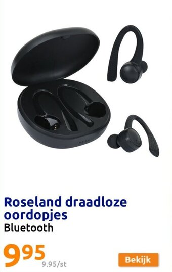 Action Roseland draadloze oordopjes Bluetooth aanbieding