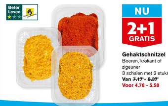 Hoogvliet Gehaktschnitzel aanbieding