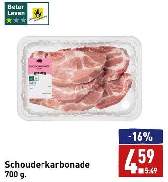 ALDI Schouderkarbonade 700g aanbieding