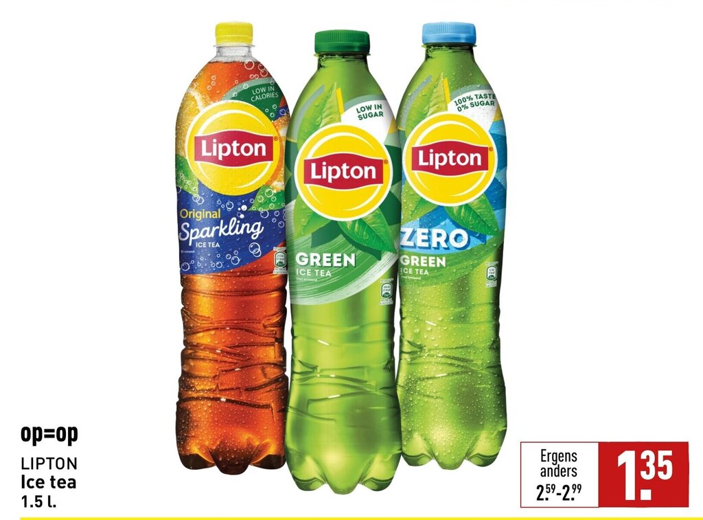LIPTON Ice tea 1.5 l 1,5 l aanbieding bij ALDI