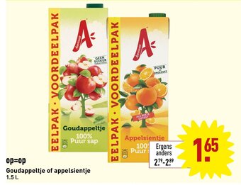 ALDI Goudappeltje of appelsientje 1.5 L aanbieding