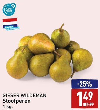 ALDI GIESER WILDEMAN Stoofperen 1 kg. aanbieding