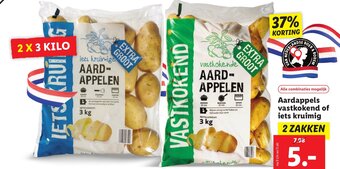 Lidl Aardappels vastkokend of iets kruimig aanbieding